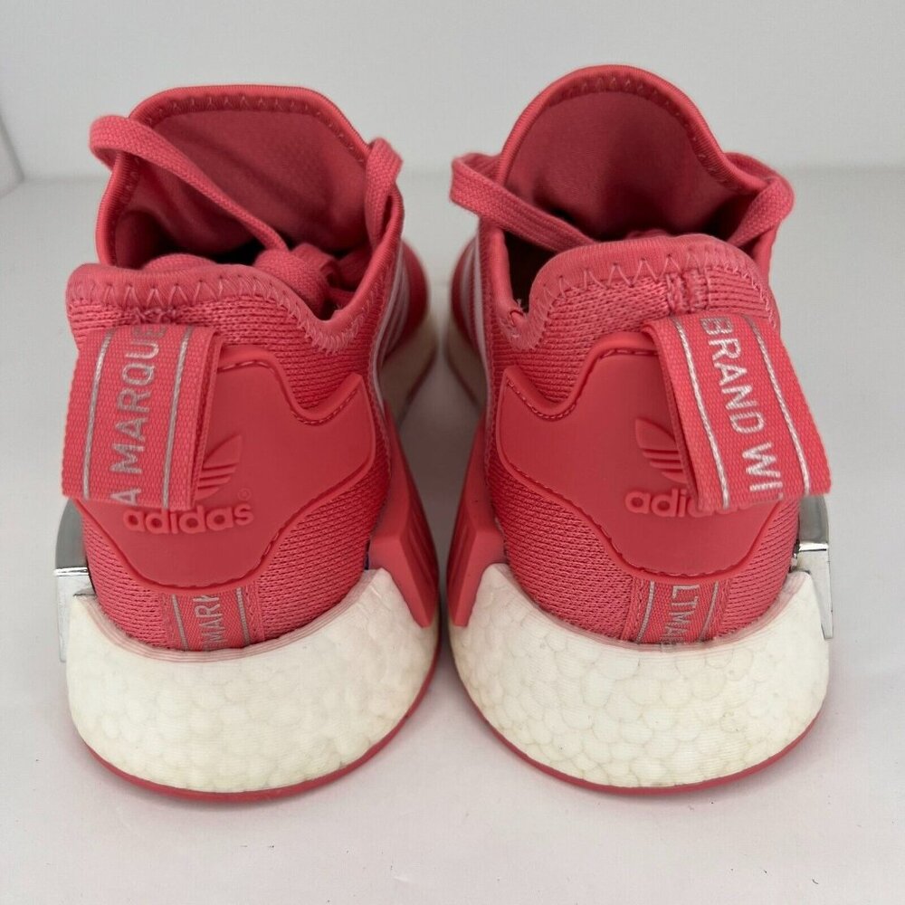Adidas Womens 029003 Pink NMD R1  Low Top Lace Up Size 9 Running Shoes - Picture 5 of 9